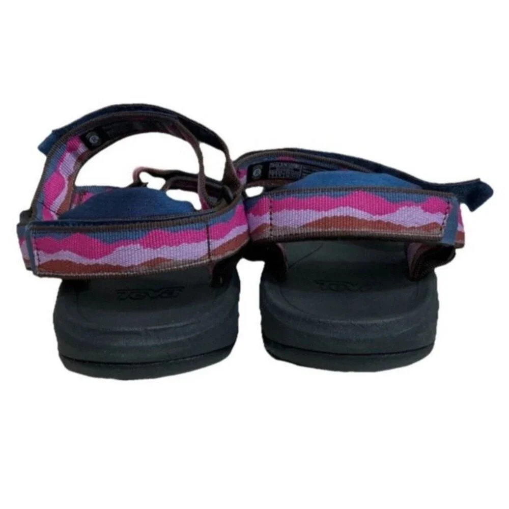 Teva Youth size 7 Hurricane XLT2 Hiking Sandals Vista Fushia Navy Beach New